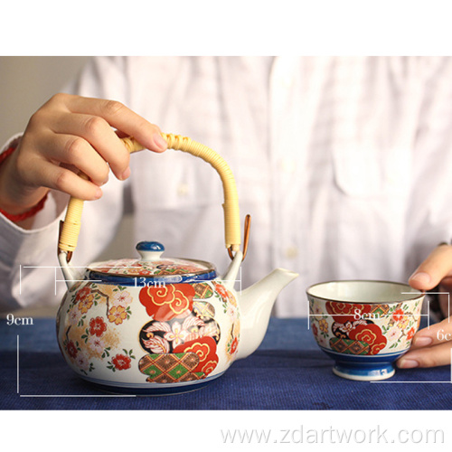 Japanese teapot set cherry blossom